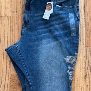 Lane Bryant Embellished Jeans